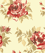 Garden Rose Curtain Fabric
