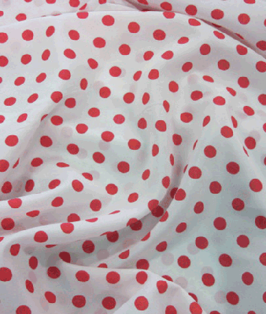 Polka Dots on Chiffon | Lipstick Spots (460)