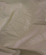 Silk Fabric with Diamond Pattern - Butter