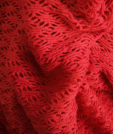 Cotton Whale Netting - Red