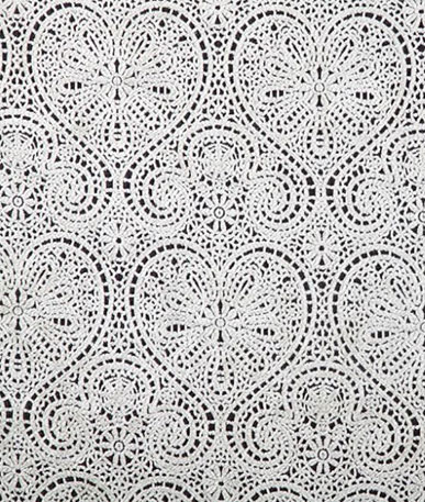 Vintage Hearts Lace Fabric