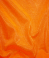Satin Jersey Plain Dyed - Flo Orange