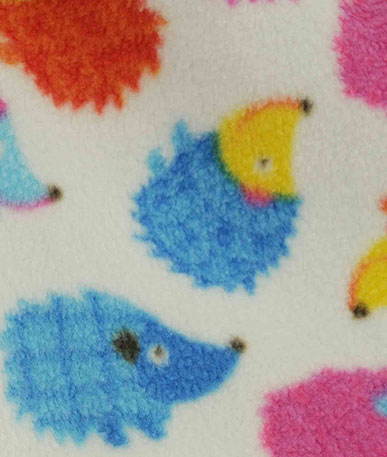  Hedgehog Print Fleece - multicolour