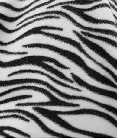 Animal Print Fleece - Zebra
