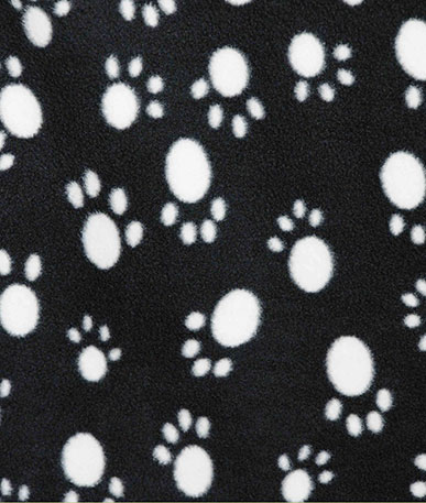 Paw Print Fleece Fabric