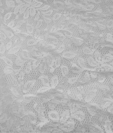 Stiff White Floral Lace | White