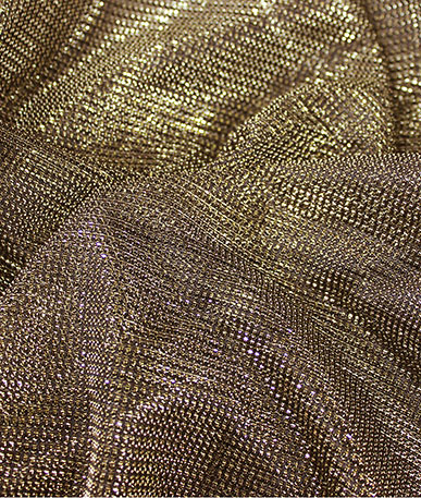 Lurex Metallic Mesh  | Gold