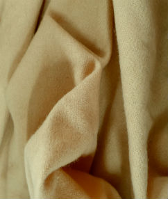 Wool Flannel Fabric | Camel