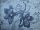 Blue Decorative Floral Upholstery Fabric