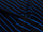 Fabric Color: Black - Cobalt Stripe