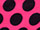 Cerise Big Spot Fleece
