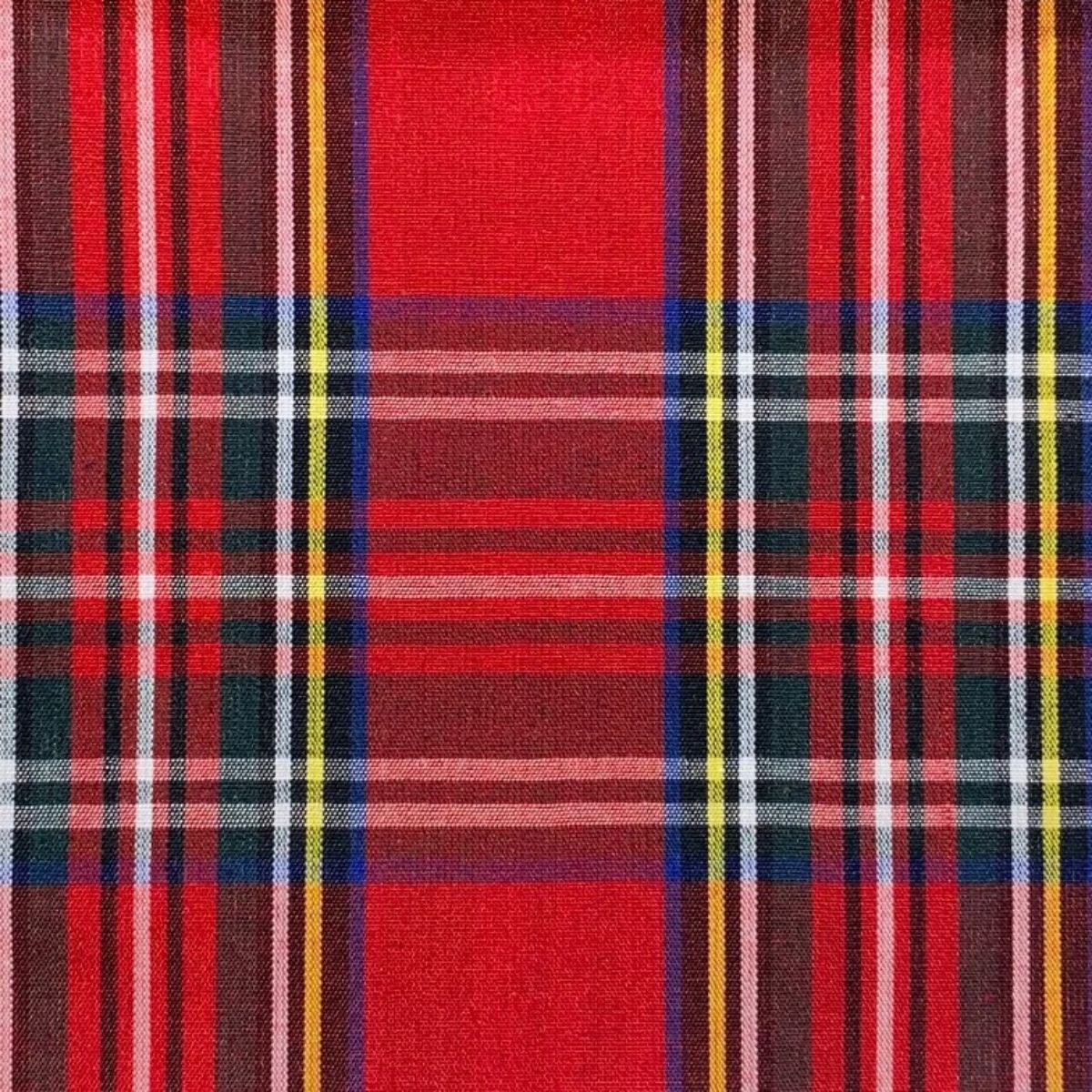 Poly Cotton Tartan Fabric UK