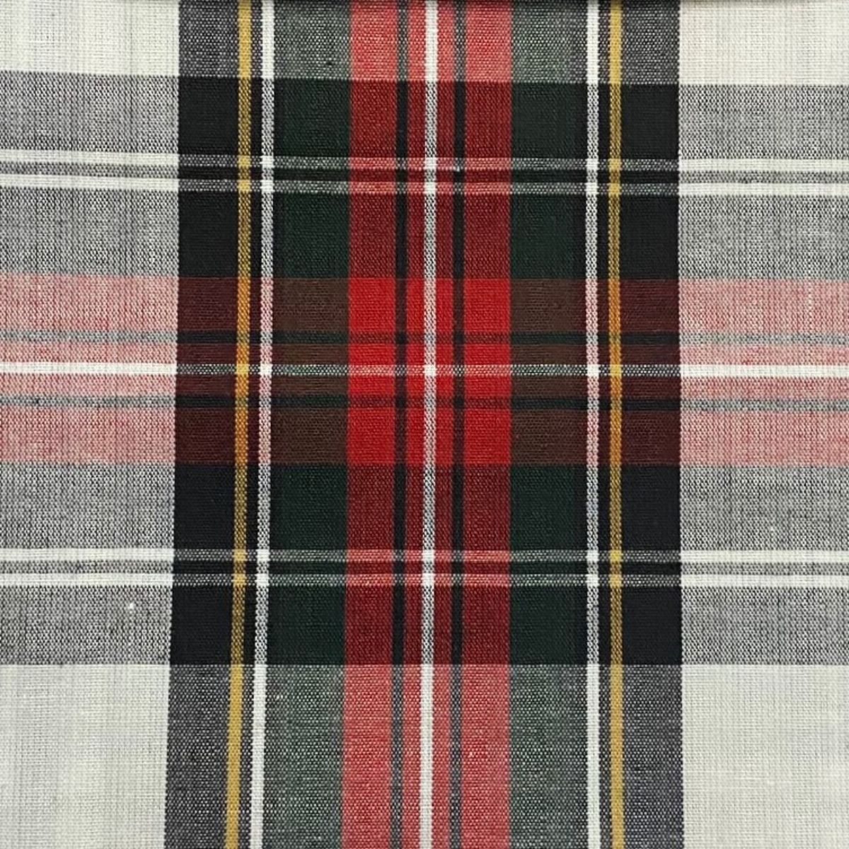 Poly Cotton Tartan Fabric UK