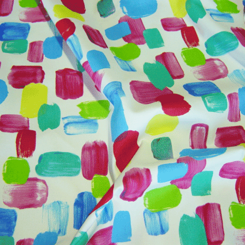 Brush Strokes Cotton Fabric Fabric UK
