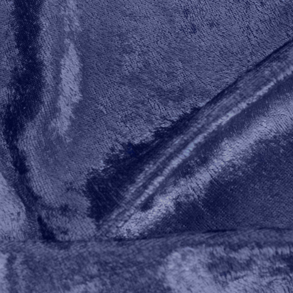 Fire Retardant Crushed Velvet Plain Dyed Fabric UK