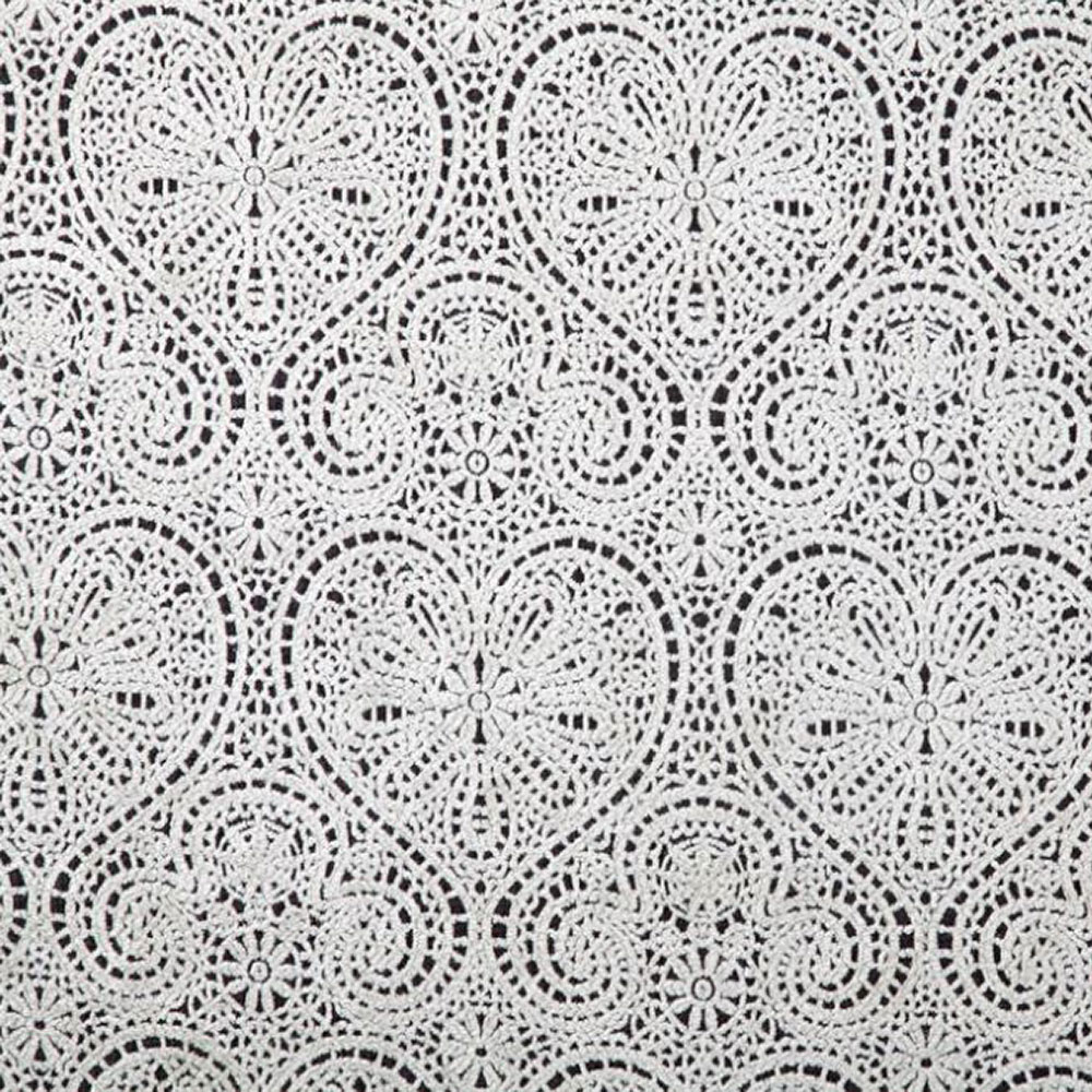 Vintage Hearts Lace Fabric  Fabric UK