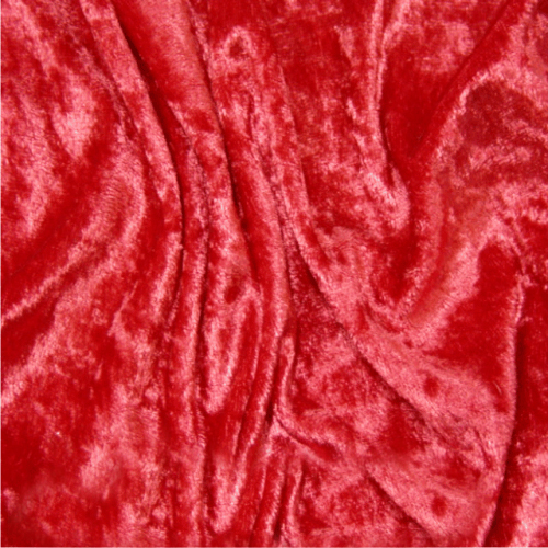 Crushed Velvet Plain Dyed Fabric UK