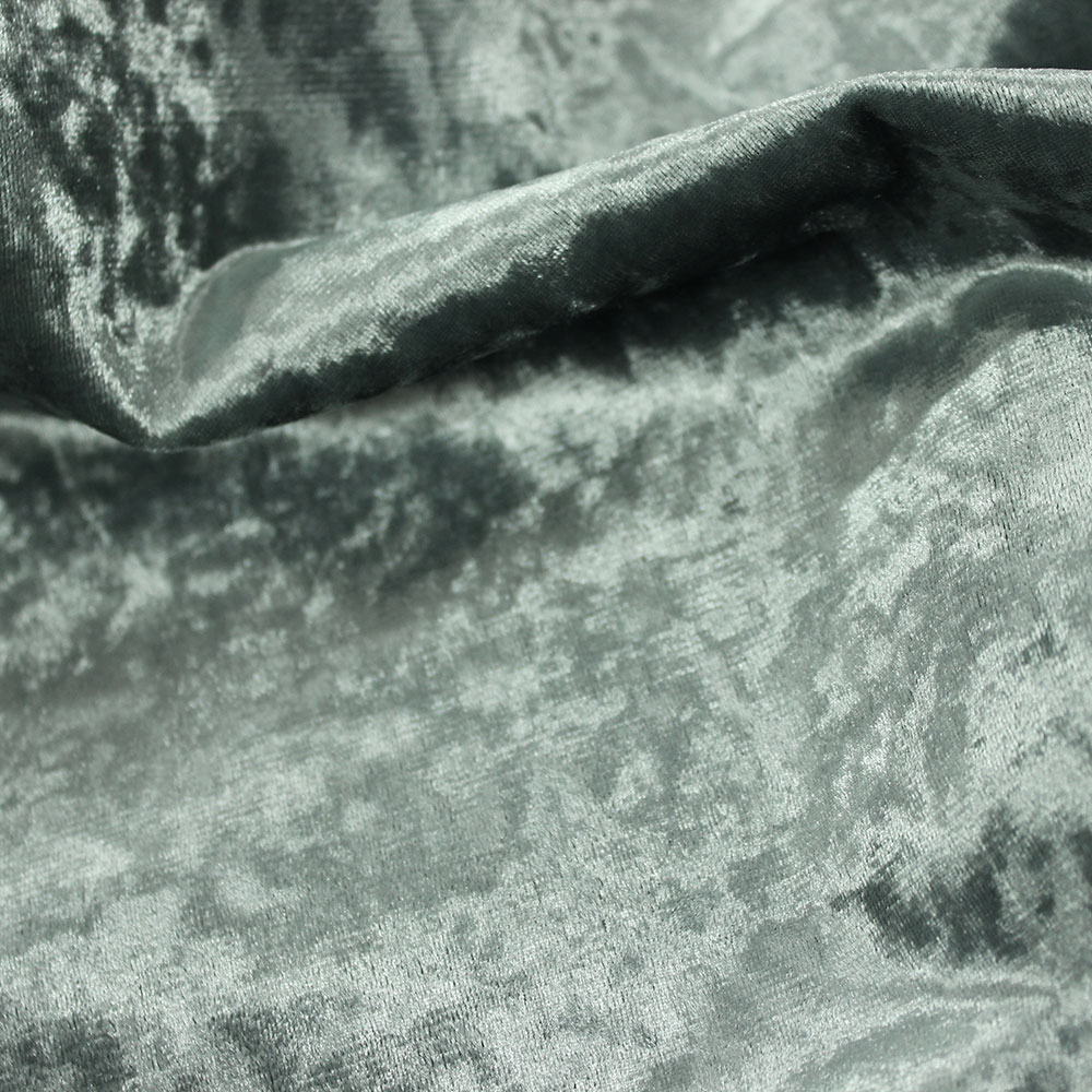 Bling Crushed Velvet Upholstery Fire Retardant Fabric UK