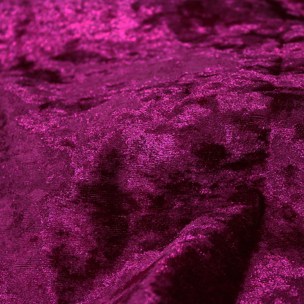 Bling Crushed Velvet Upholstery Fire Retardant Fabric UK