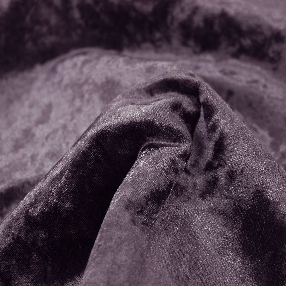 Bling Crushed Velvet Upholstery Fire Retardant Fabric UK