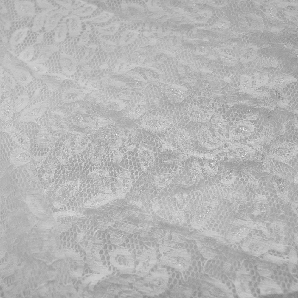 white lace fabric