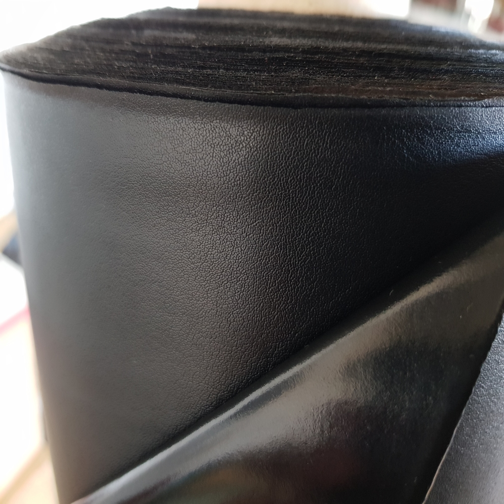 black leatherette fabric